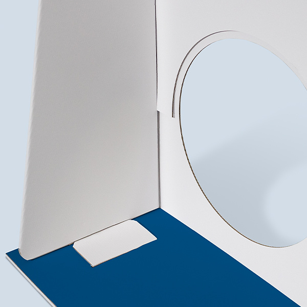Close-up of the interlocking connection on the printed Goal Wall Set