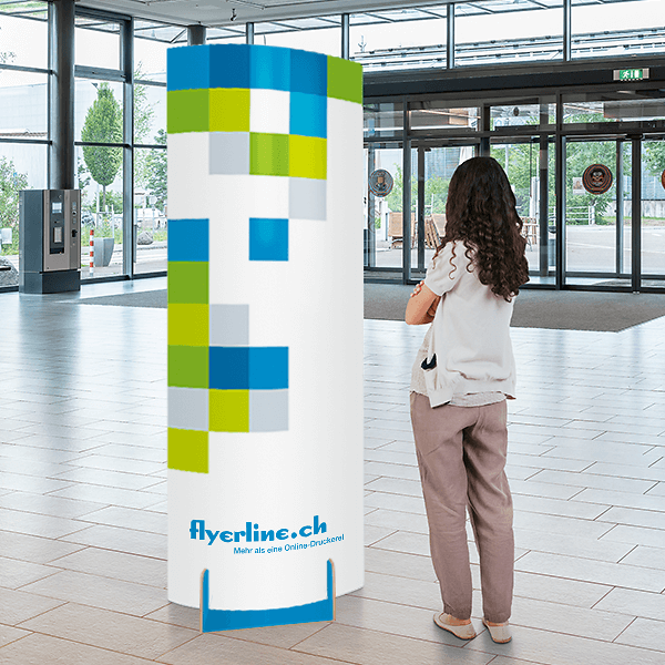 CH Produkt Slider Bild Werbesaeule elliptisch XL mit Standfuss Bild2
