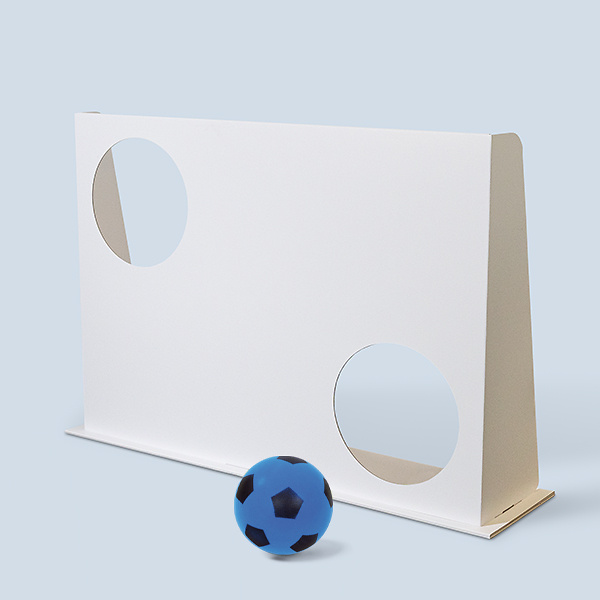 Unprinted Goal Wall Set with Soft Ball for parties and football games