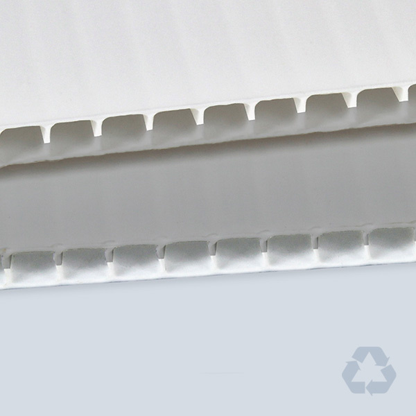 Structure alvéolaire d’une Affiche légère tout temps®