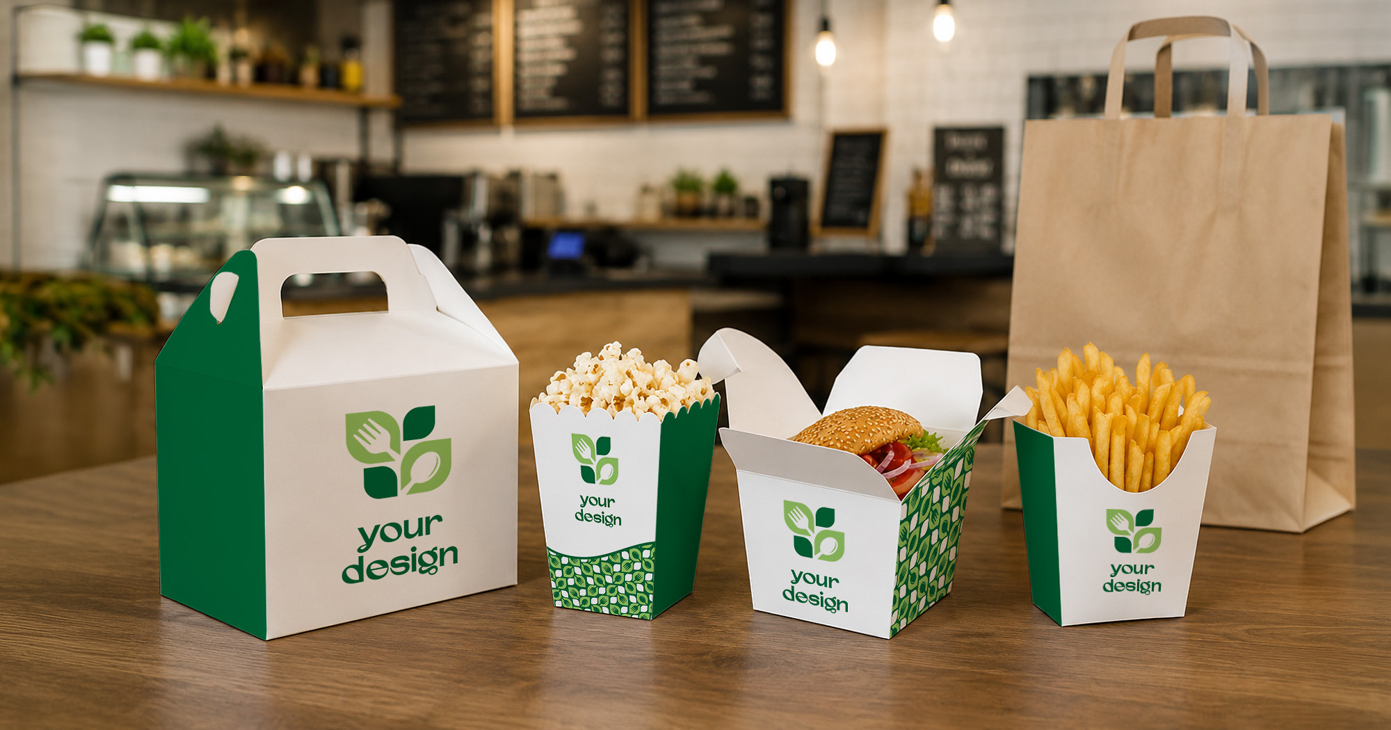 Take away Verpackungen mit deinem Design