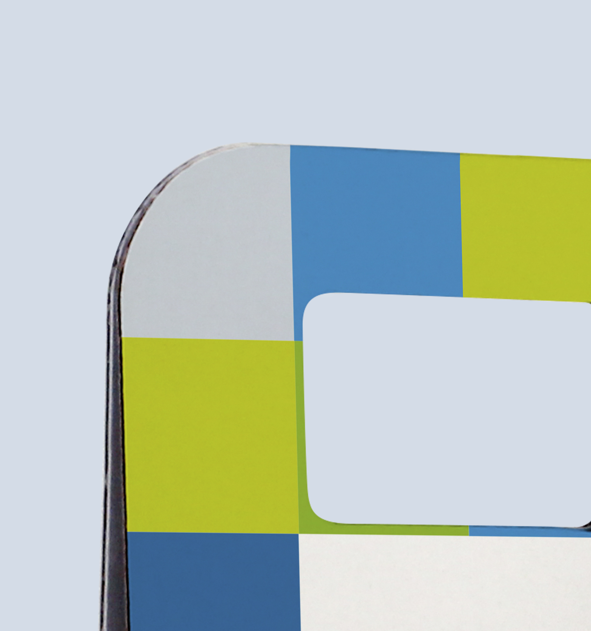 Close-up of the hanging slot and cardboard edge of a Mobile Phone Stand