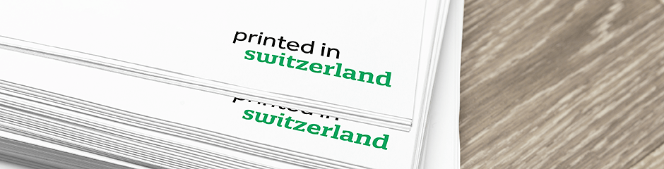 Printed in Switzerland Printed in Switzerland