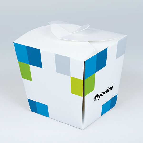 Kleine bedruckte Asiabox für Take-away-Gerichte