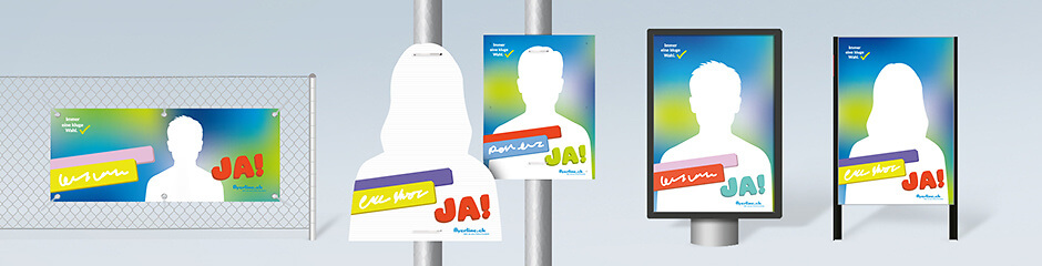 Wahlwerbung von Flyerline