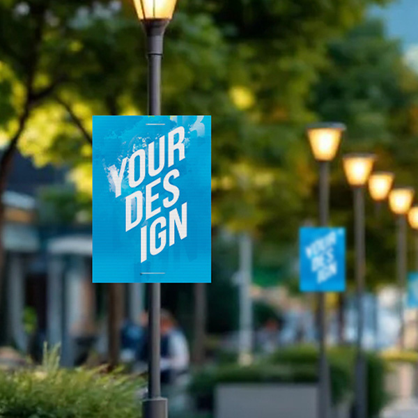 Affiches légères tout temps® personnalisables pour publicité extérieure