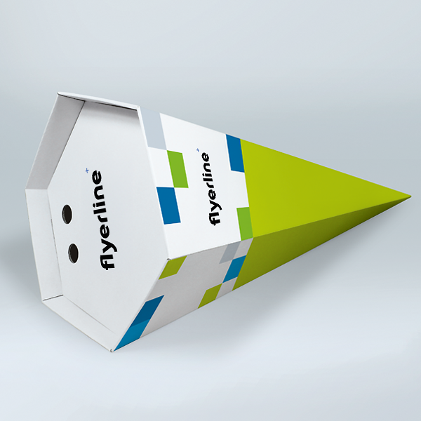Custom-printable large School Cone for the first day of school