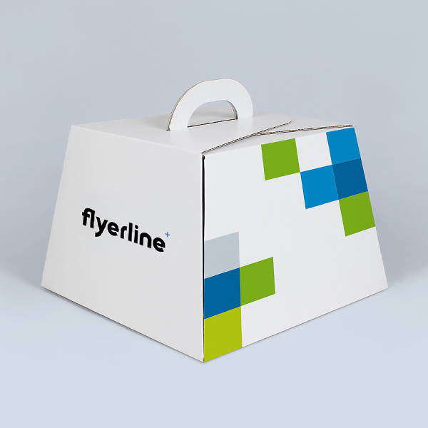 Custom-printable Panettone Packaging with Handle - Large for gifts