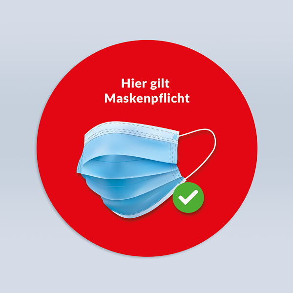 CH Produkt Slider Bild Aufkleber Hier gilt Maskenpflicht Deutsch Bild1