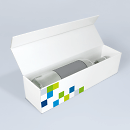 Flaschenverpackung mit Magnet Flaschenverpackung mit Magnet